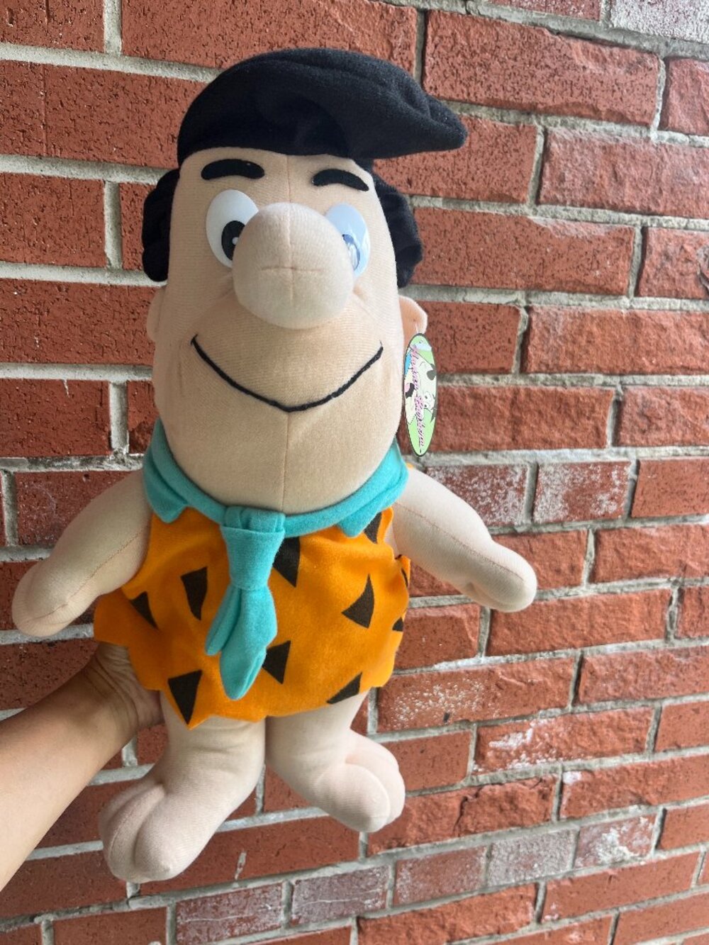 1993 Vintage Fred Flinstone Large Plush By Hana Barbera 18.5" Collectible Plush